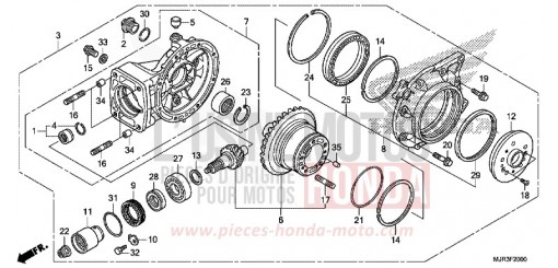 ENGRENAGE MENE DE SORTIE GL1800CF de 2015